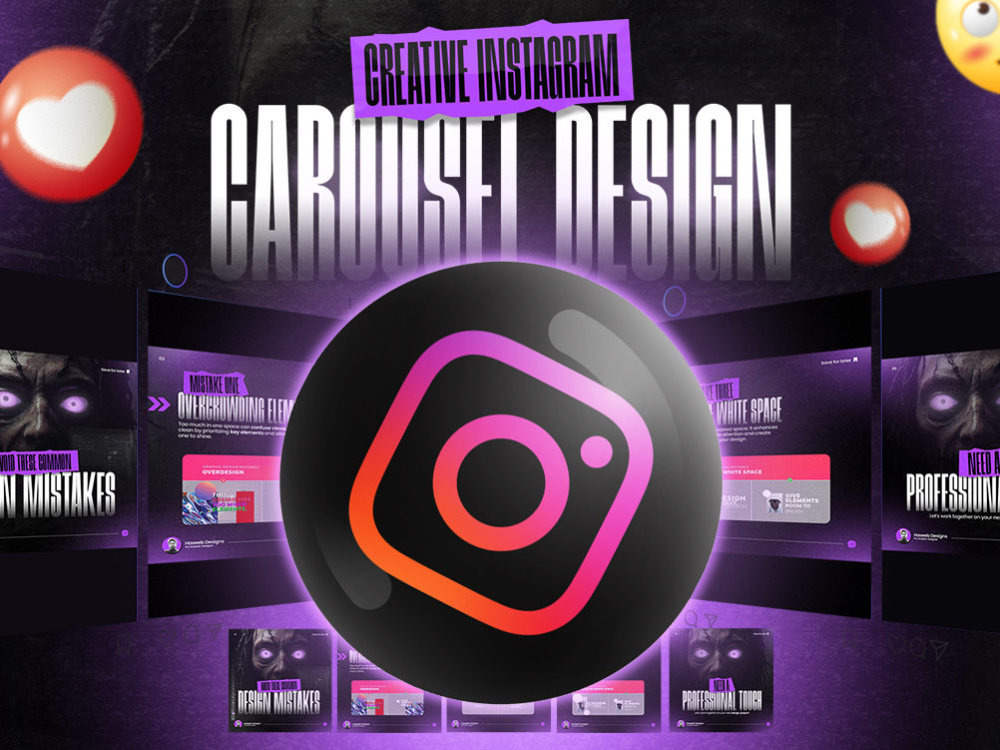 Attractive, creative carousel, social media carousel posts for ...