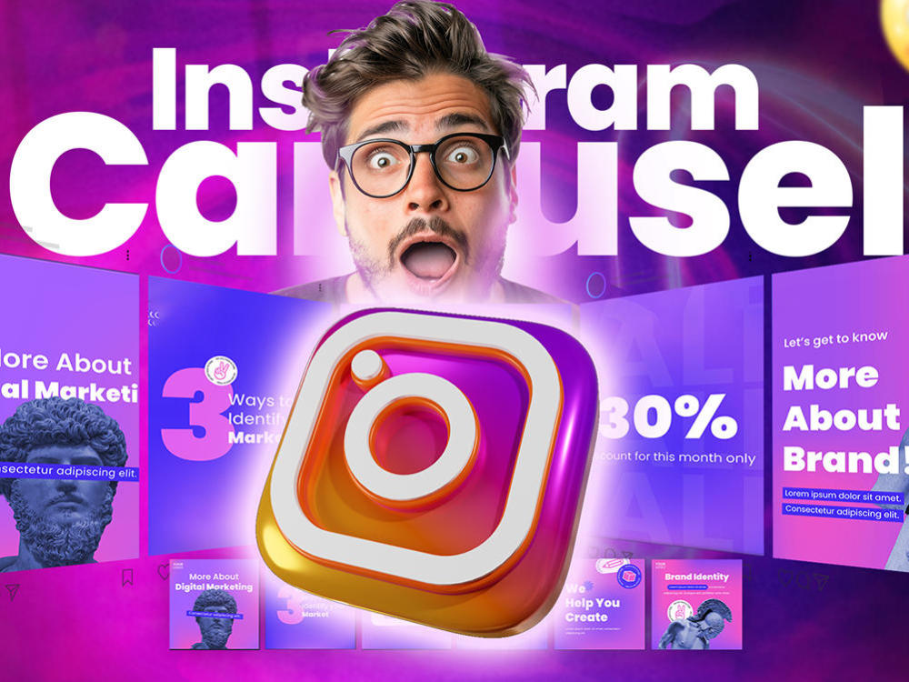 Attractive, creative carousel, social media carousel posts for ...