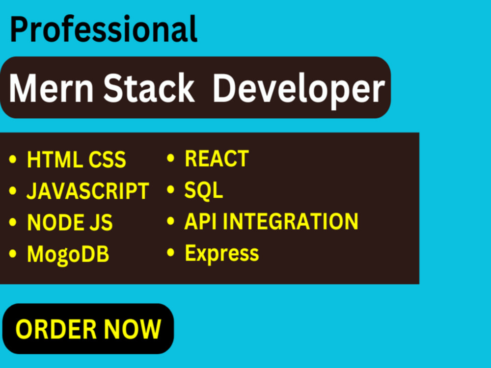 Senior Full-Stack Developer, MERN Developer, React, Node JS, HTML CSS ...