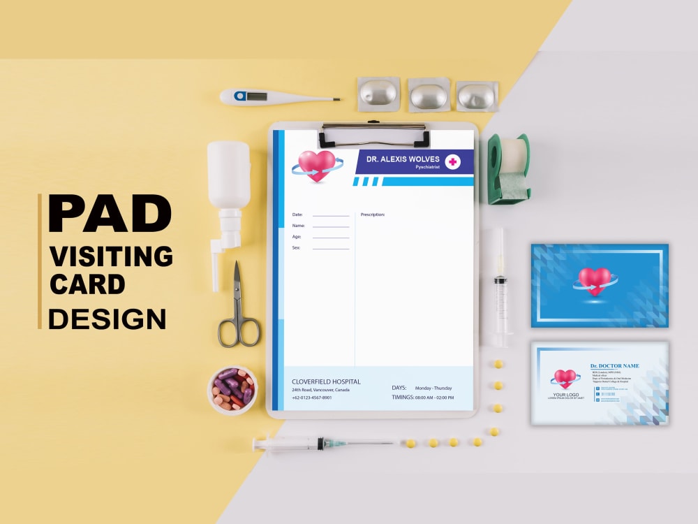 Dentist medical hospital referral prescription pad | Upwork