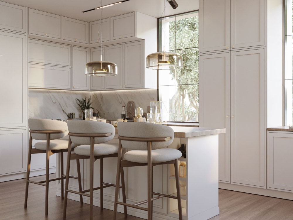 A Kitchen Interior Design & Modeling & Visualization & Render | Upwork