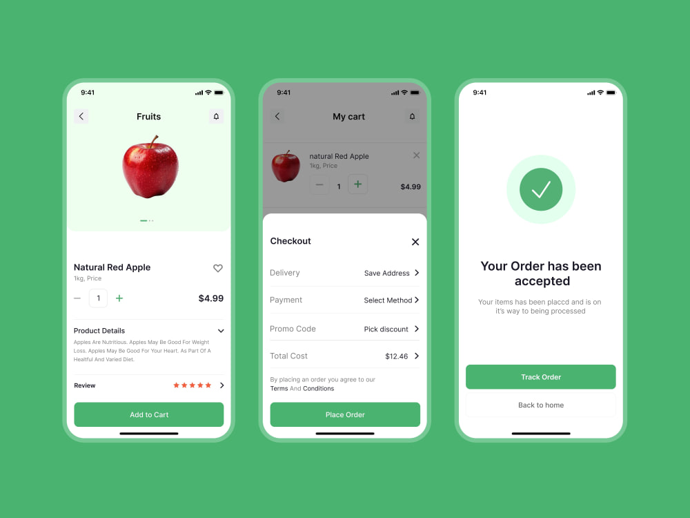 Figma mobile app design - Figma UI/UX Design - app design mock up UI/UX ...