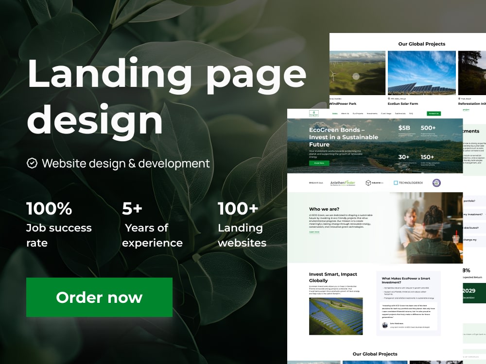 A optimal design for converting langing pages with adaptive design | Upwork