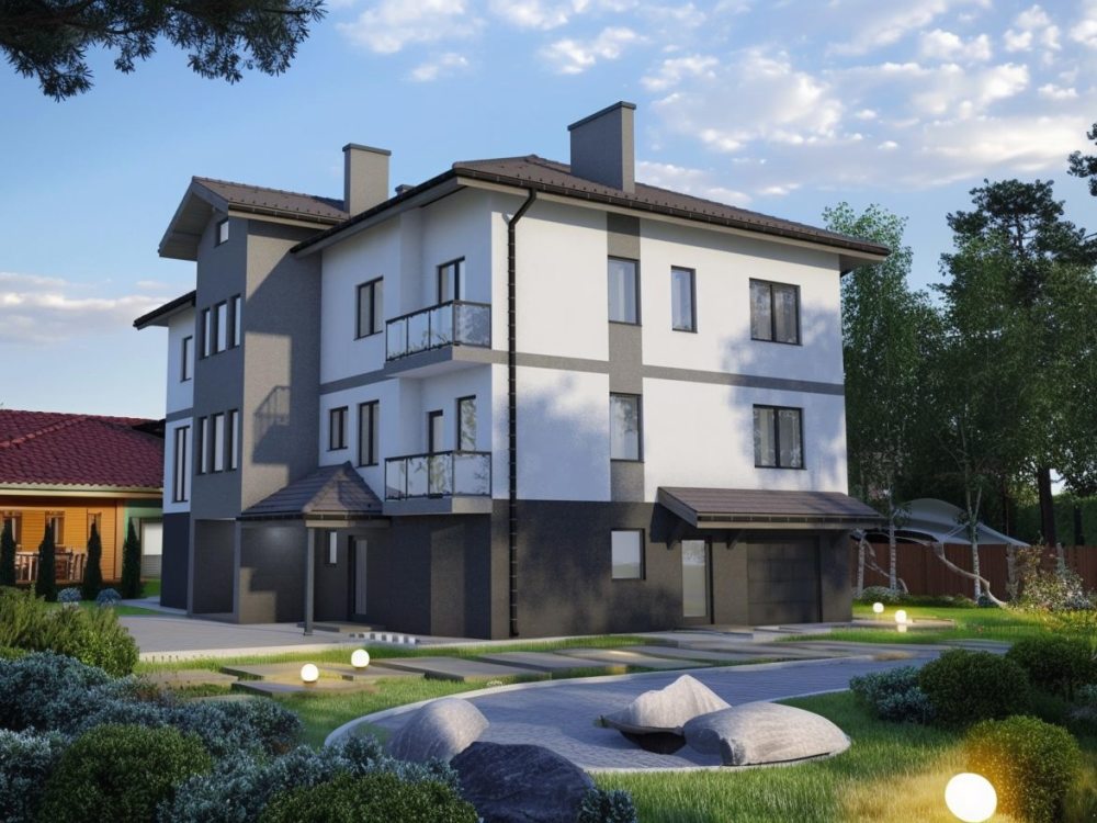 Realistic architectural visualization of the building | Upwork