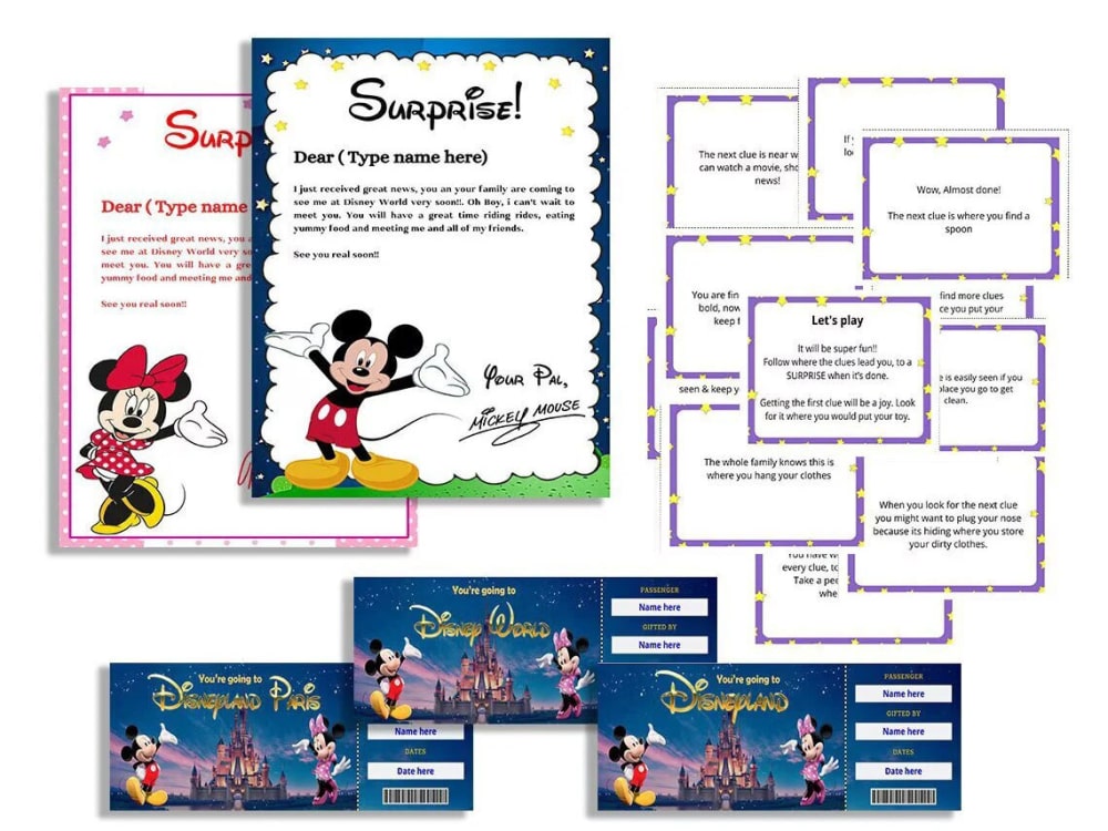 A Disney trip reveal kit | Upwork