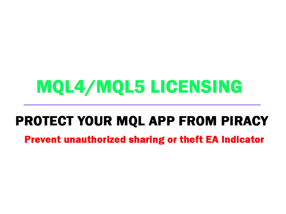 Provide complete licensing protection for your ea indicators MQL4 MQL5 ...