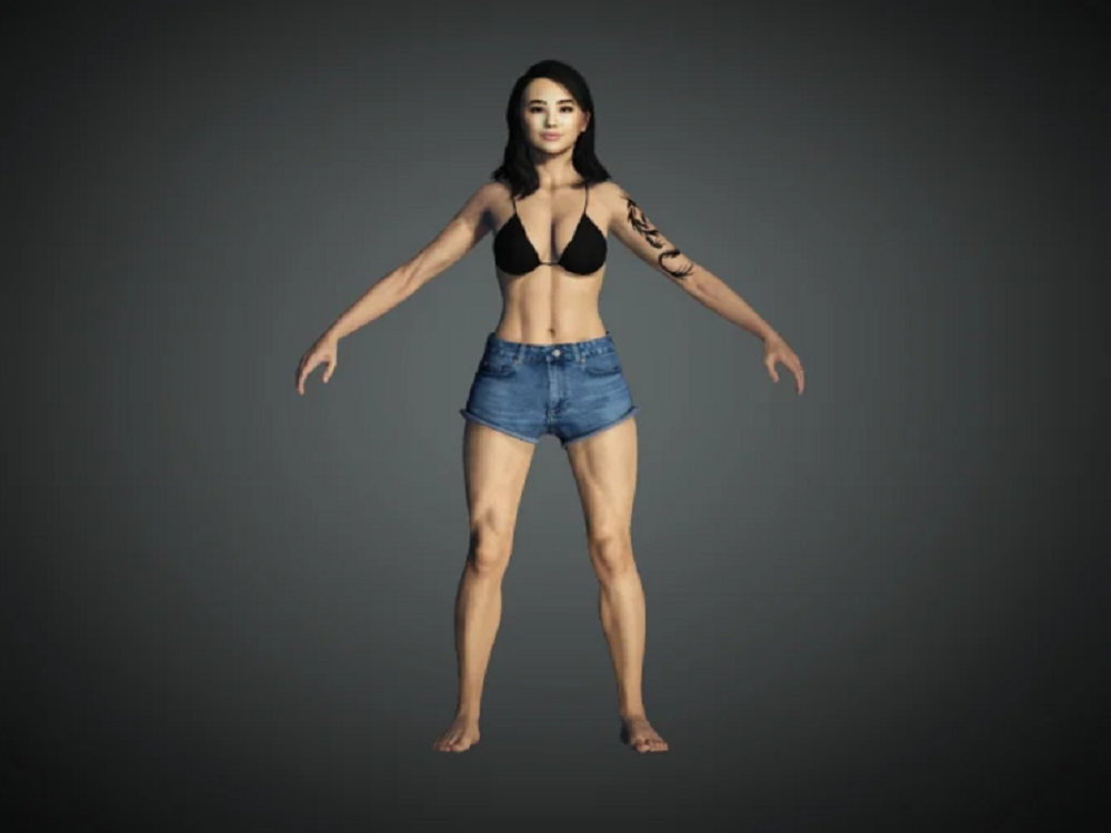 Create a 3d realistic character for game, animation unity, unreal ...