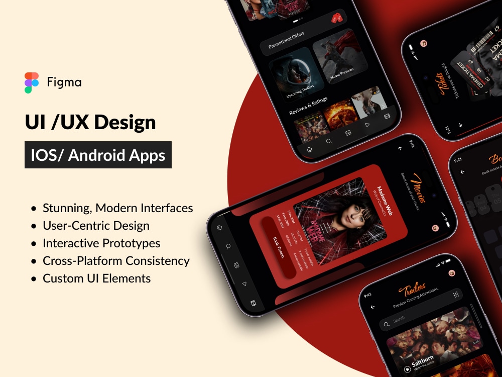 Custom, high-quality UI/UX design for your mobile application | Upwork