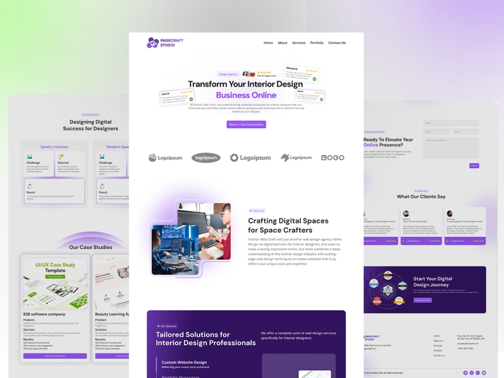 Modern Website UI/UX Design for Enhanced User Engagement | Upwork