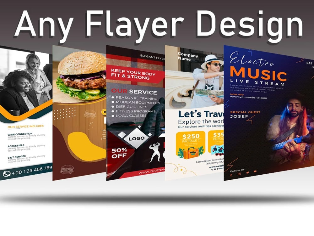 Design a unique flyer, poster, cover add, post or banner | Upwork