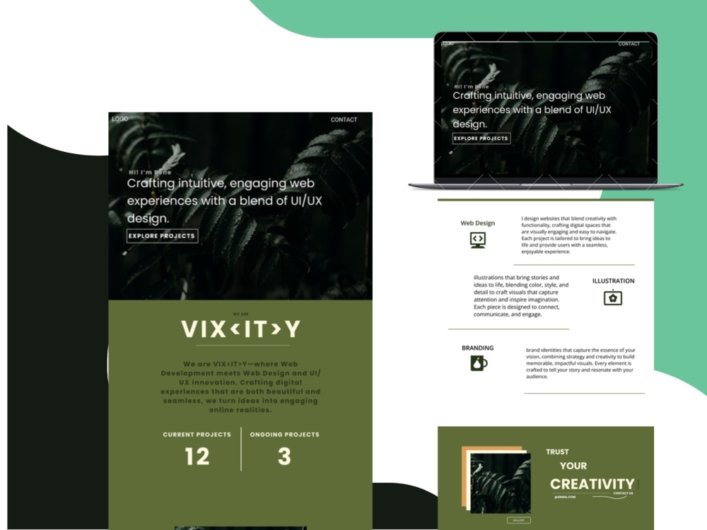 A professional web design | UI & UX design | Upwork