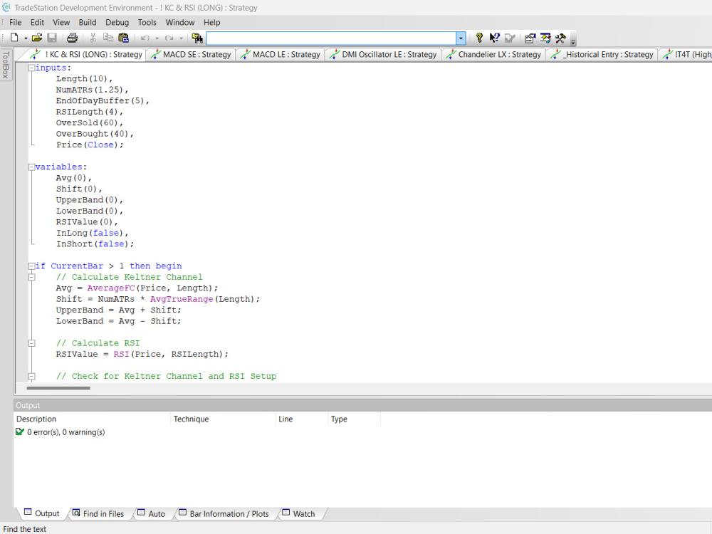 Custom Tradestation Strategy Development & Optimization Using ...