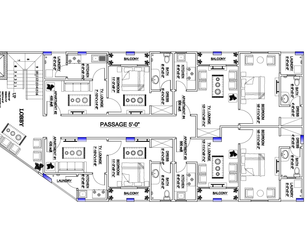 An Efficient Apartment Layout Design with Detailed Floor Plan Solutions ...