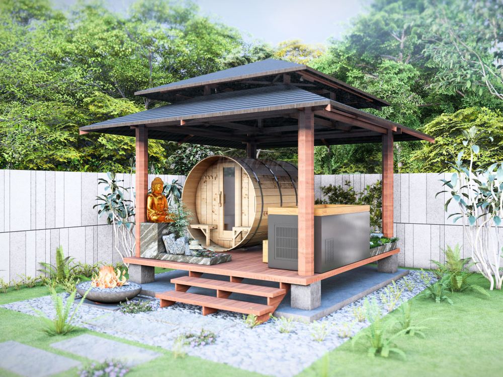 Sauna, Carport, Cabana, Pergola, Garden Shed & Outdoor Space Design ...