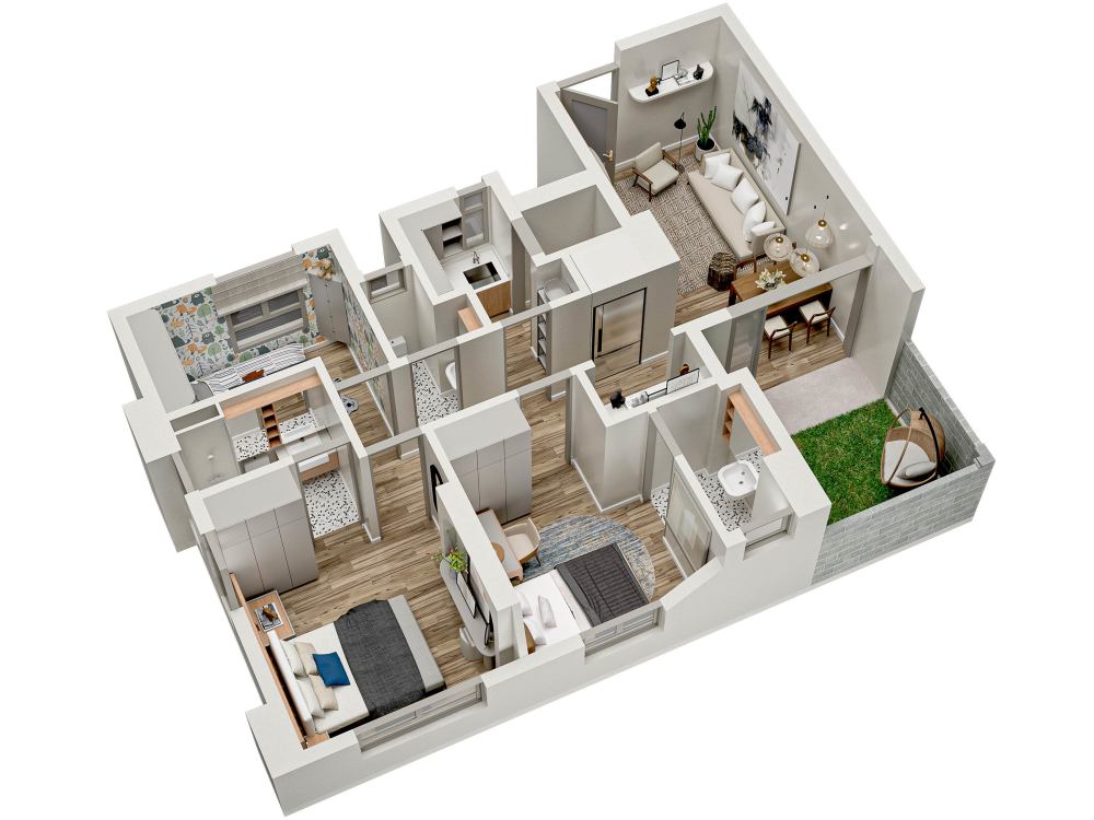 3d floor plan, Architectural and Interior design | Upwork