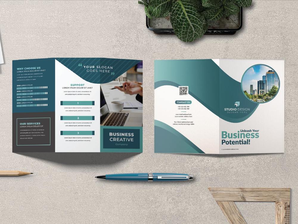 A brochure, pamphlet, trifold, and bifold design | Upwork