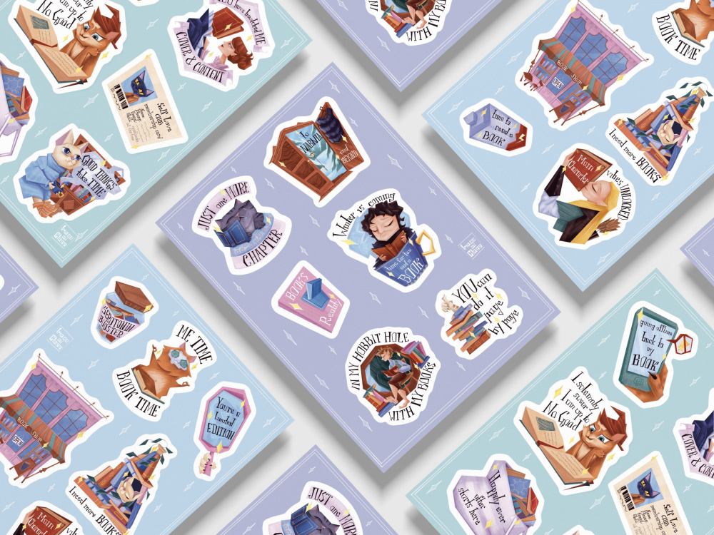 Custom Sticker Pack Design | Unique Illustrations for Personal ...