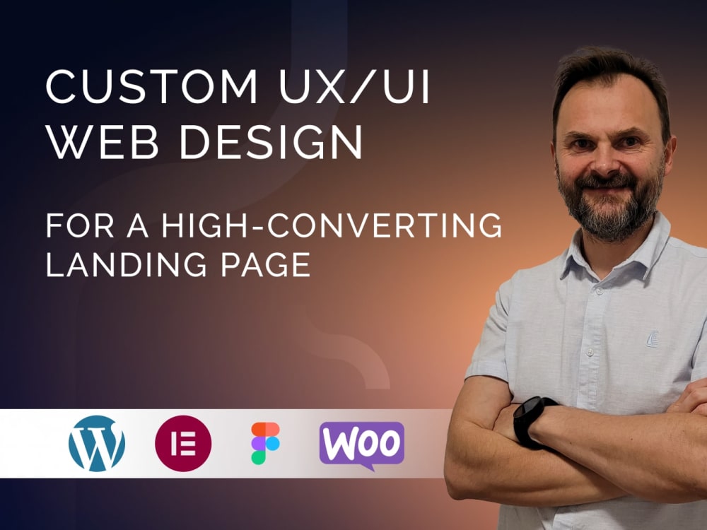 Web Design Ui Custom Link A custom UX/UI web design for a high-converting landing page | Upwork