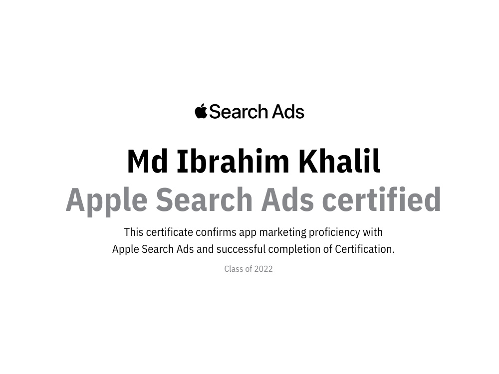 Ios App Advertising IOS App Marketing by Certified Apple Search Ads Marketer | Upwork
