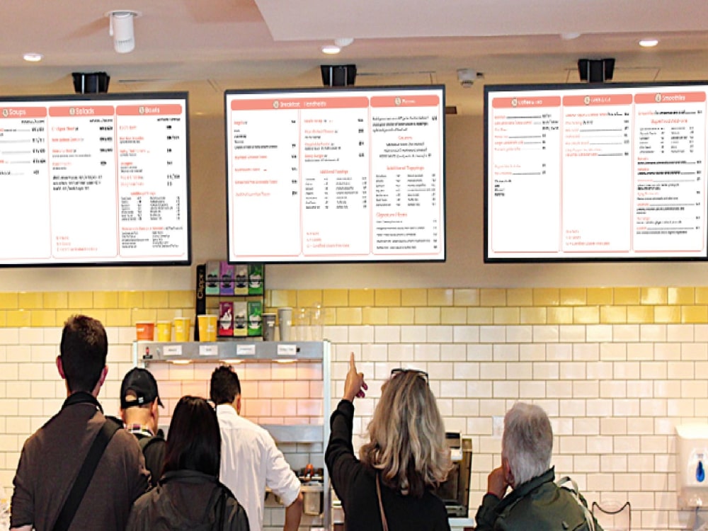 Digital restaurant menu board , Animated menu or TV menu board design ...