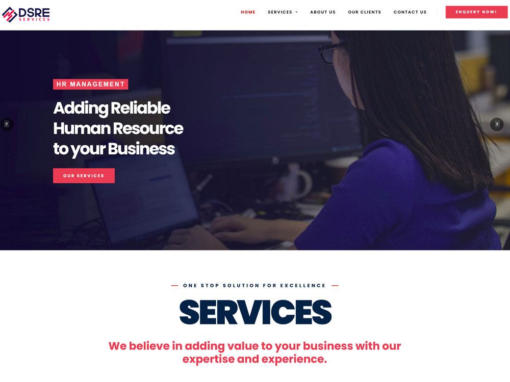 Custom Modern and Responsive HTML Website Design | Website UI UX Design ...