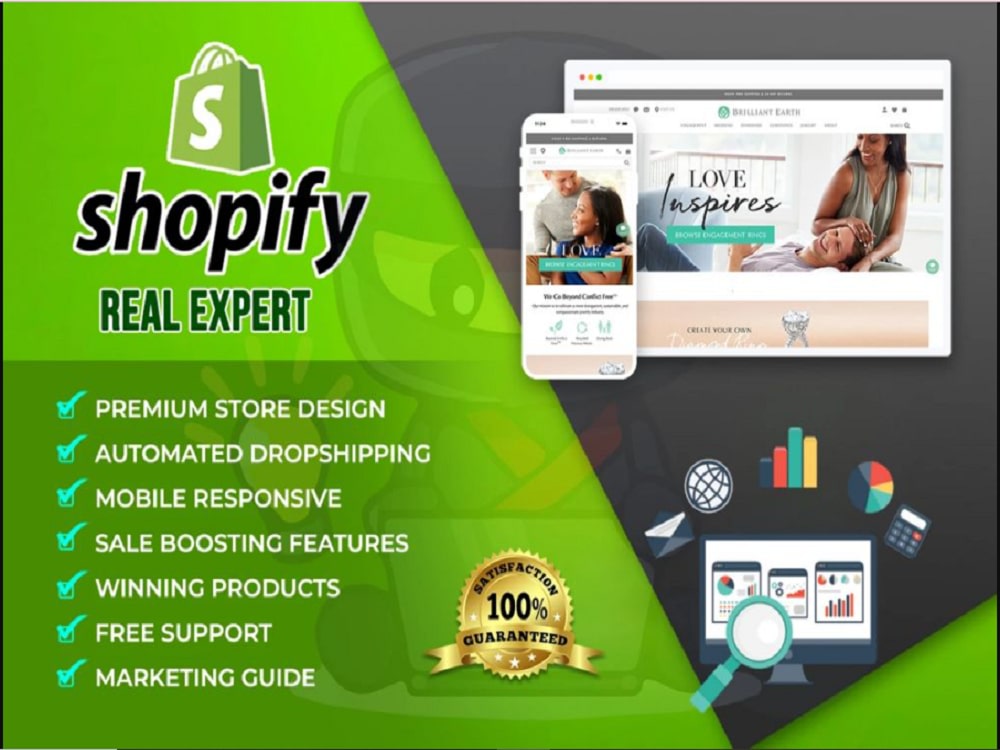 Shopify Store Design, UI UX Designer, Shopify App Expert, Custom Design ...