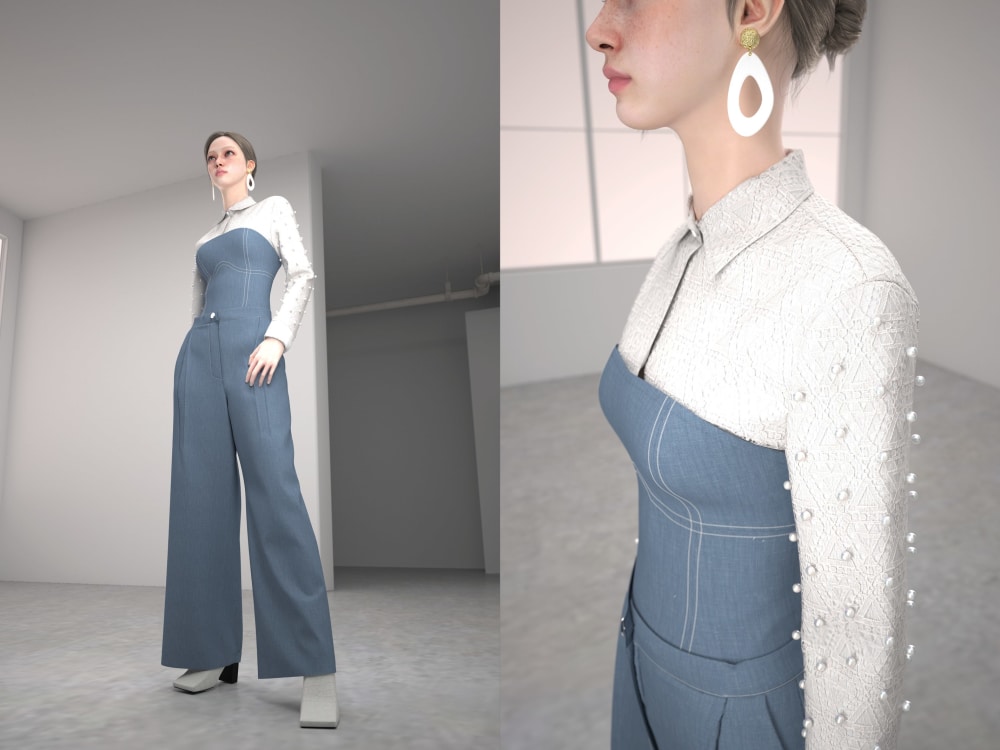 3d fashion digital mockup with clo3d for production | Upwork