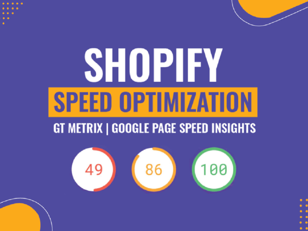 Do shopify speed optimization and increase store speed | Upwork
