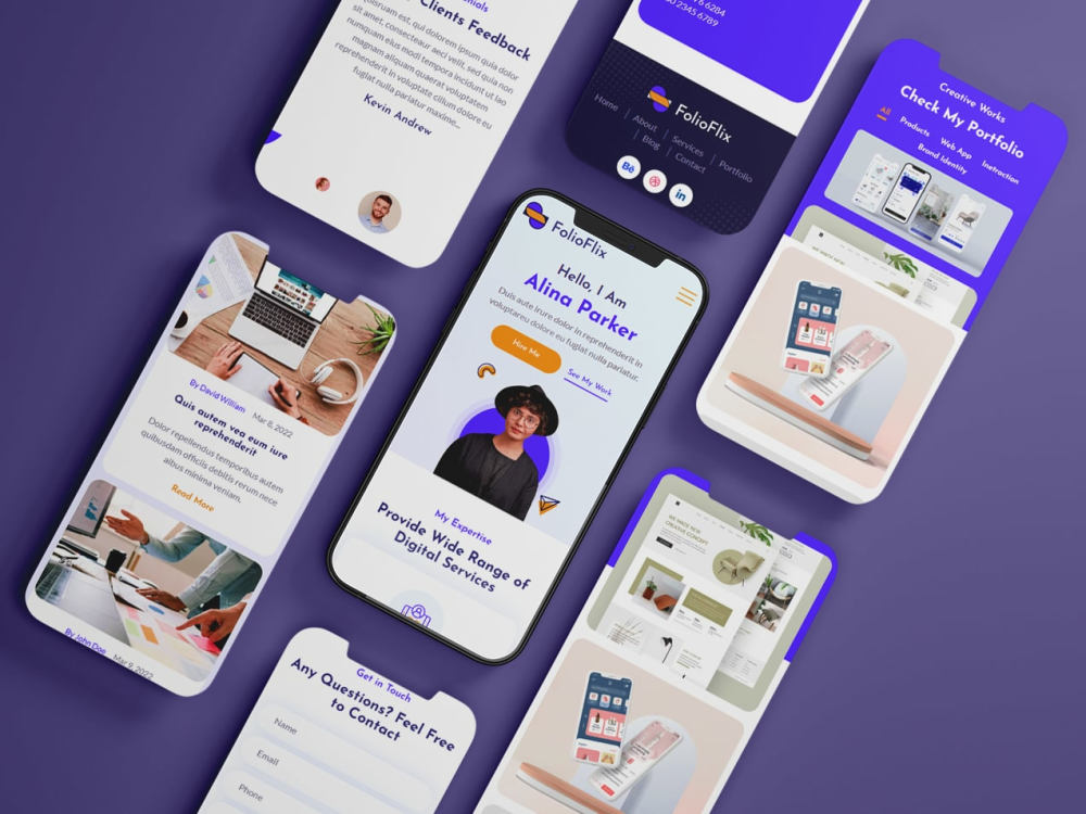 Complete Web Design | Mobile App Design | UI/UX Design Using Figma | Upwork