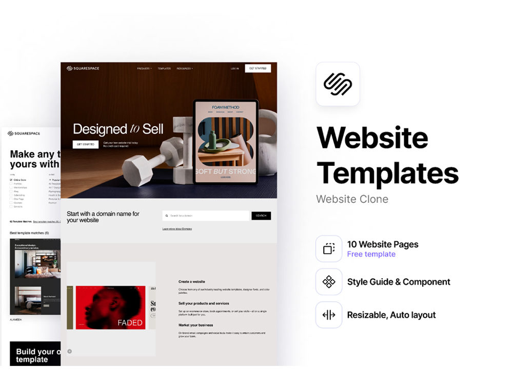 A professional square space website design | Upwork