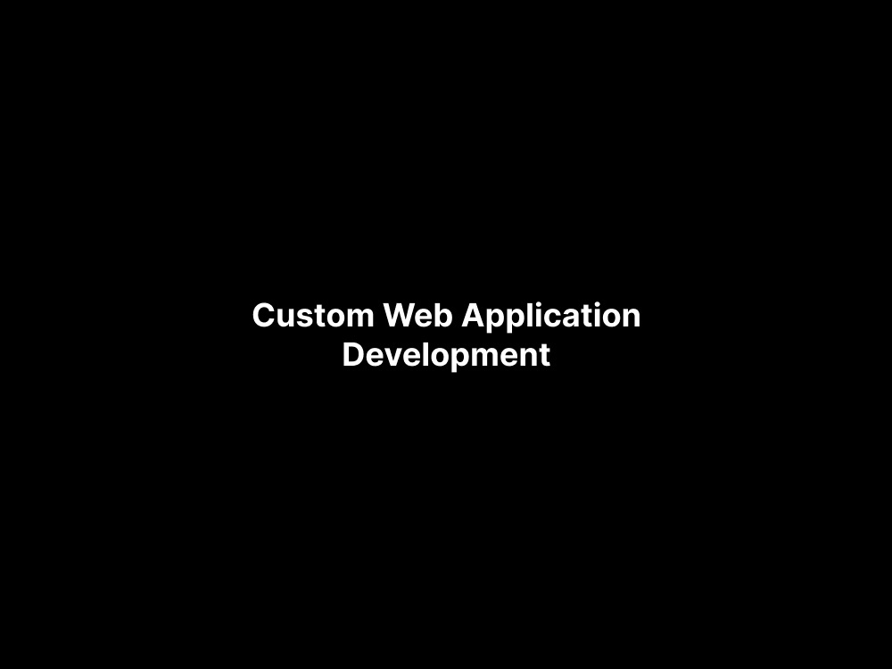 Custom Web Application Development | Upwork
