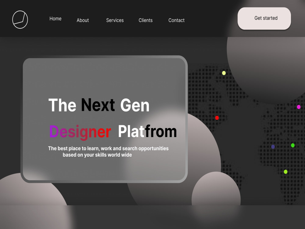 Expert UX UI | glassmorphism design | website design | figma design ui ...