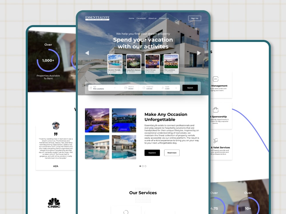 A stunning ui ux website designs in figma | Upwork