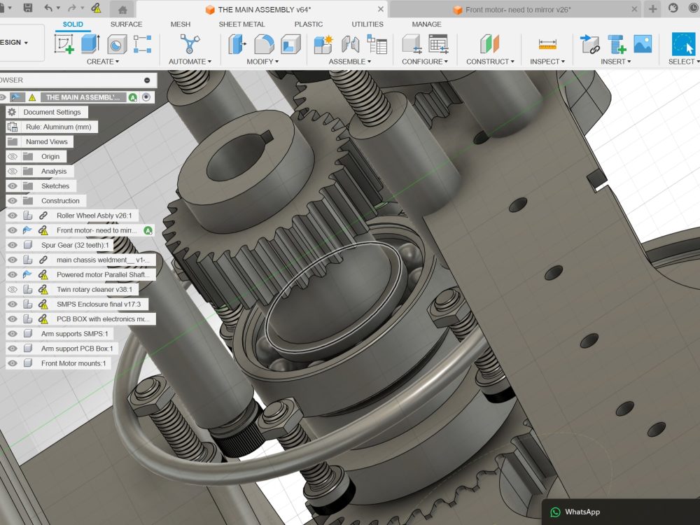 A mechanical CAD design to manufacturing or 3D printing specifications ...