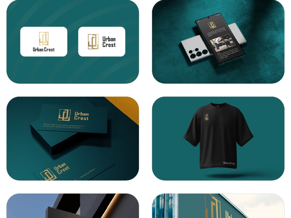 Minimalist company logo, branding kit and brand identity design | Upwork