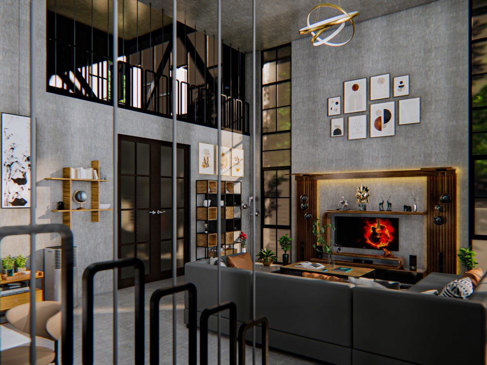 Interior design of your space with realistic renders | Upwork