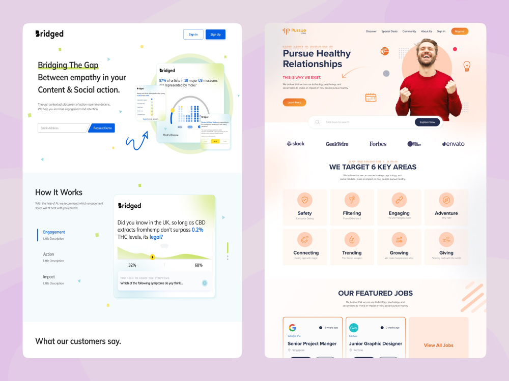 Website Landing Page UI UX Design in Figma | Website Mockups | Dev ...