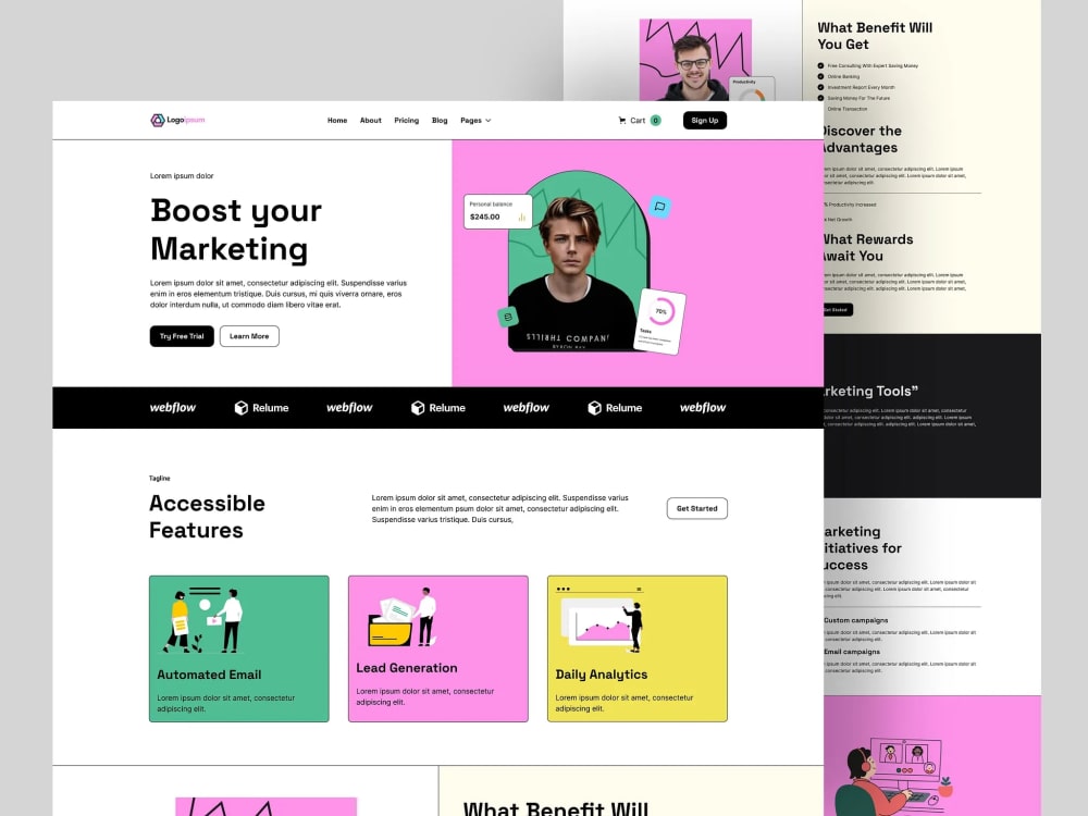 A stunning UI/UX design that enhances user experience and results. | Upwork