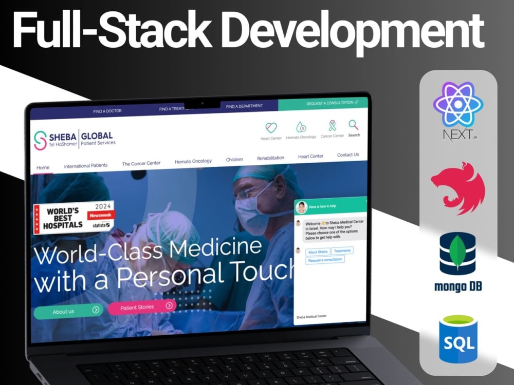 Full-Stack JavaScript Developer [ 𝐑𝐞𝐚𝐜𝐭 & Next ] [ 𝐍𝐨𝐝𝐞 & Nest ] | Upwork