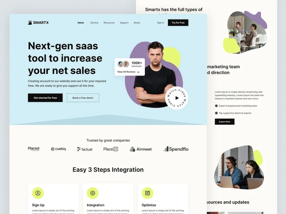 A professional Webflow Website Redesign, Landing Page & CMS Integration ...