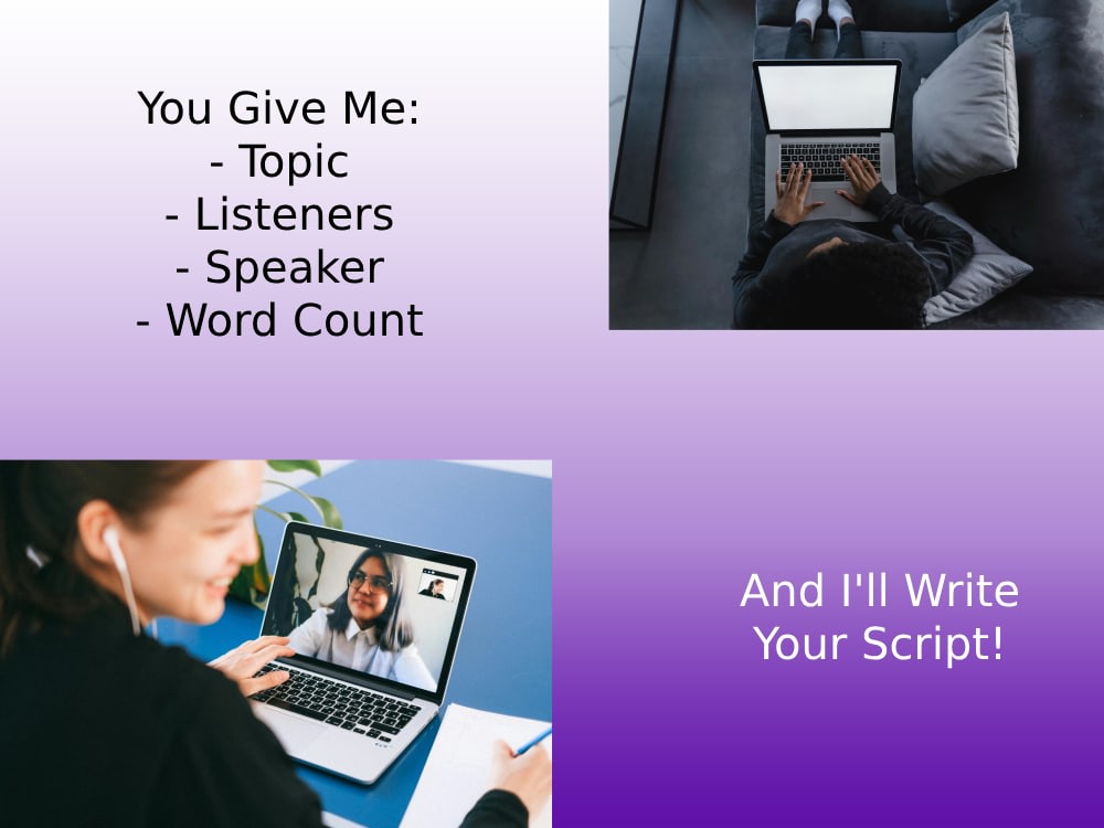 An ASMR Script Based on Your Criteria | Upwork