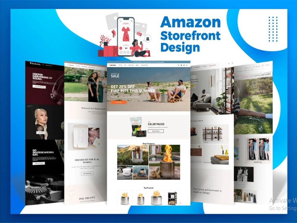 Professional amazon brand store and storefront design | Upwork