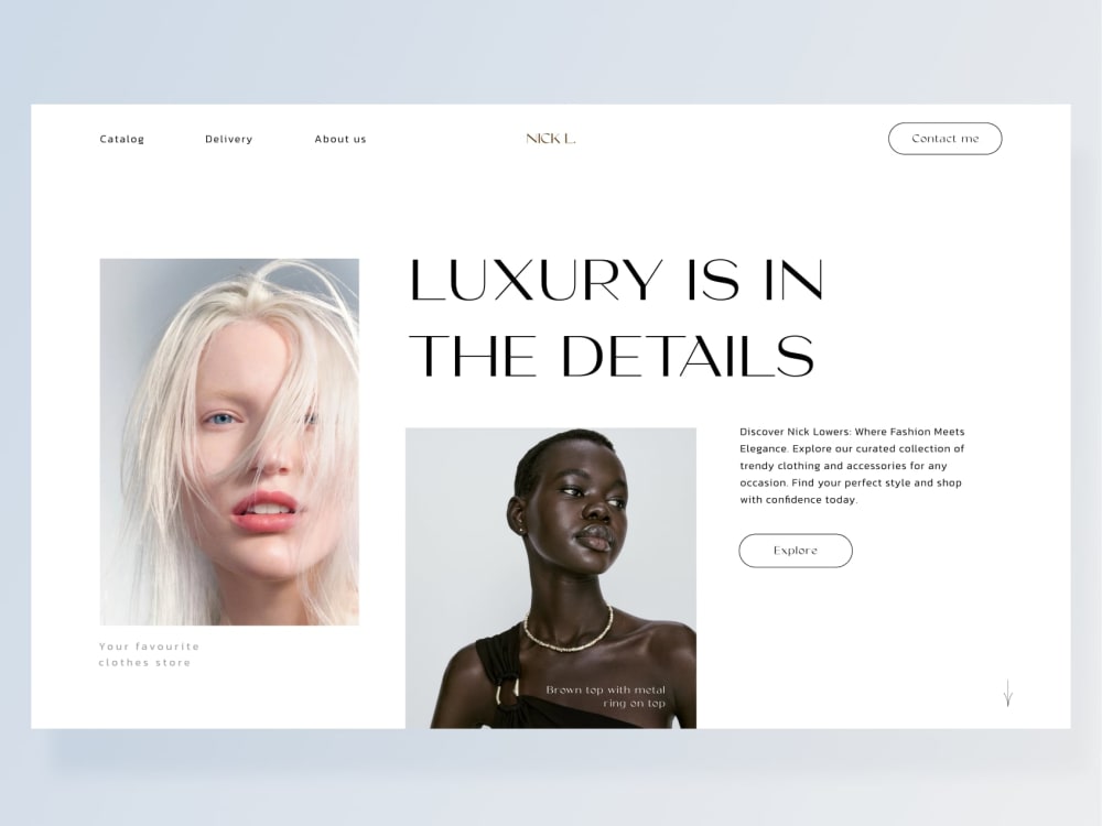 Professional Hero Section | Home Screen Design | Upwork