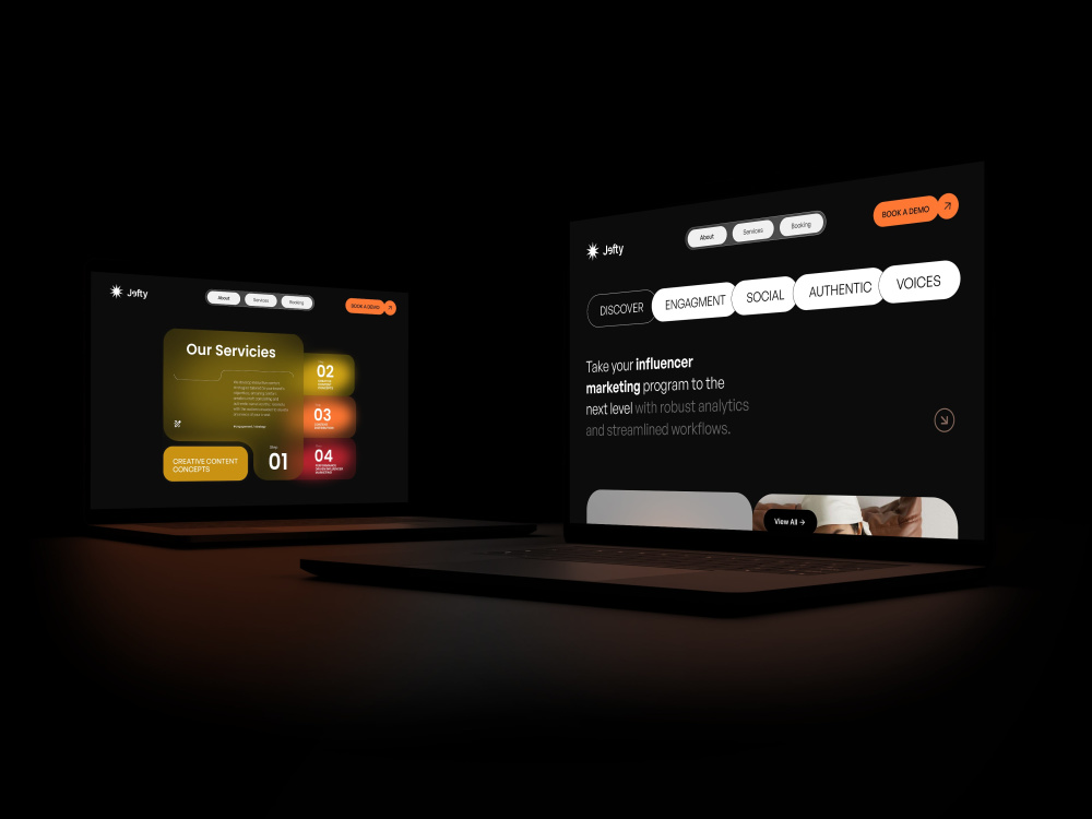A sleek, user-friendly UX/UI design to enhance usability and engagement ...