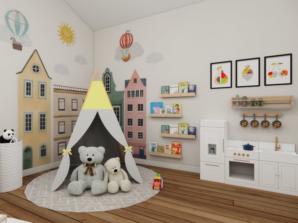 Kids interior design, playroom, nursery, kids bedroom | Upwork