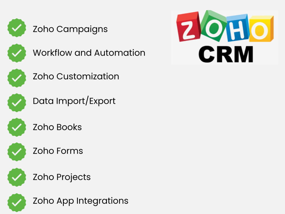 A trusted Zoho developer to setup and customize your Zoho CRM? | Upwork
