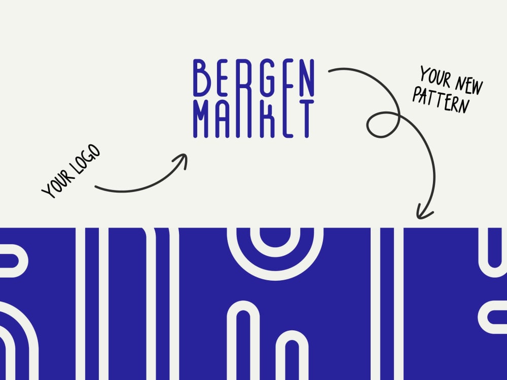 Bold & Branded Pattern Design 🎨 Turn Your Logo into a Statement! | Upwork