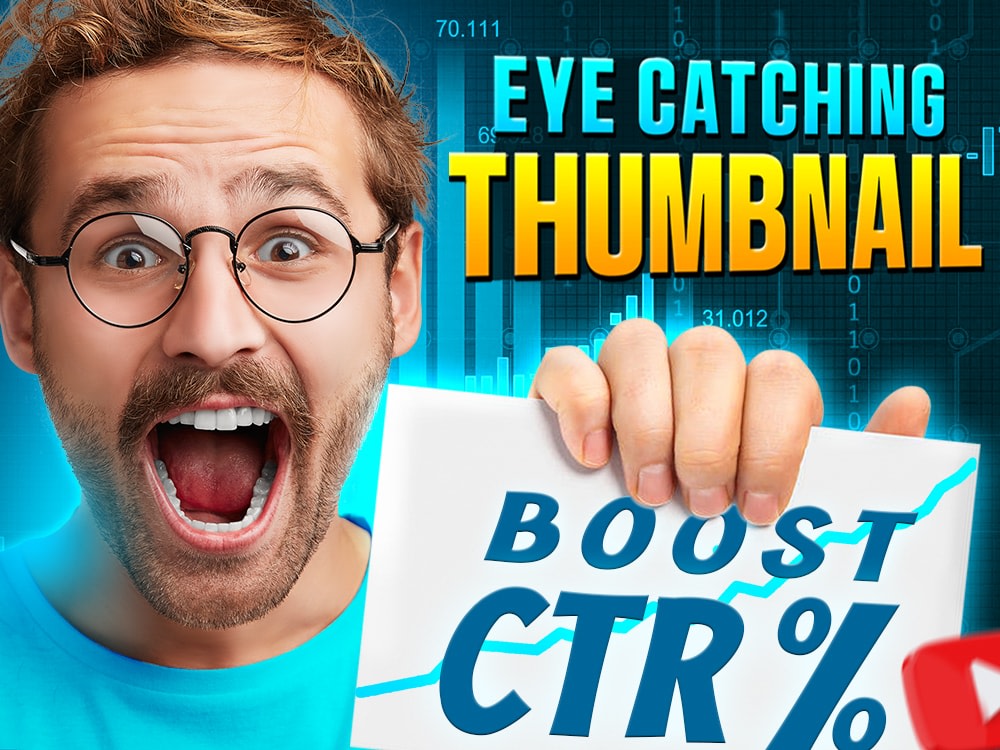 Eye-Catchy, Attractive, and Glowing YouTube Thumbnails Design | Upwork