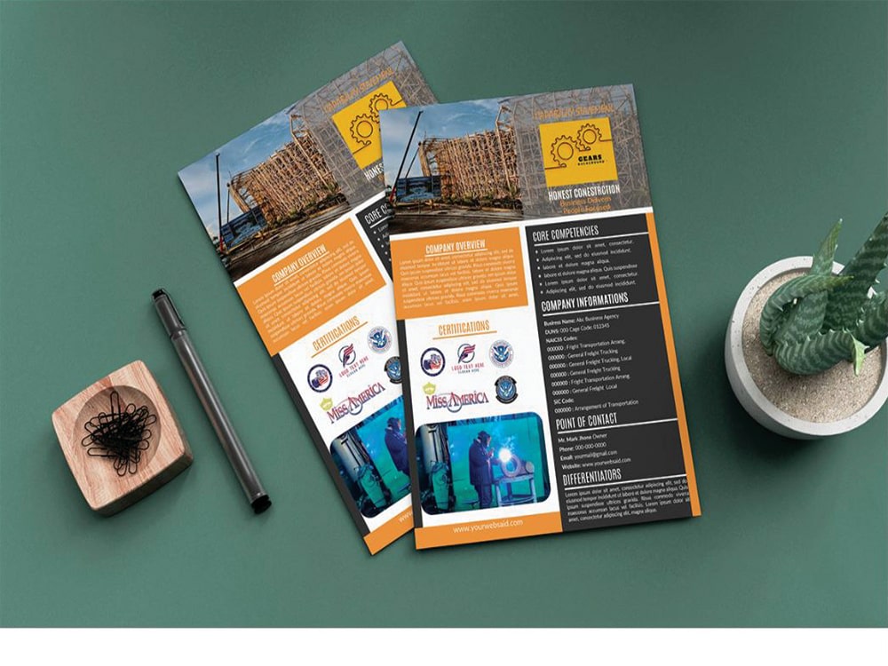 Capability Statement, Government Capability Statement, Business Flyer ...