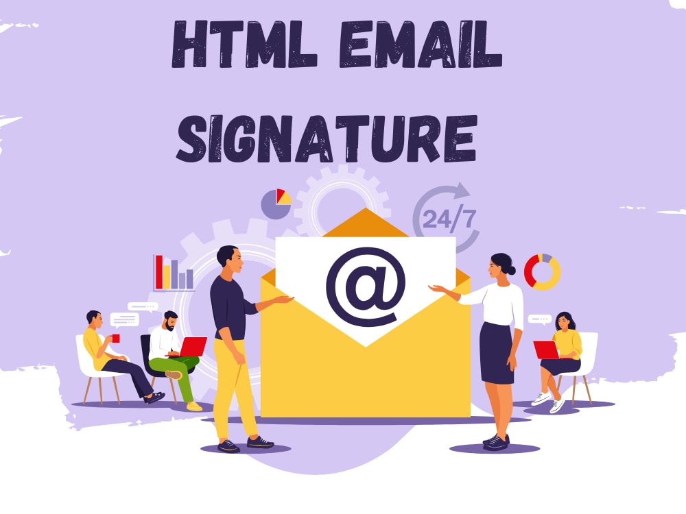 Clickable HTML email signature or outlook signature | Upwork